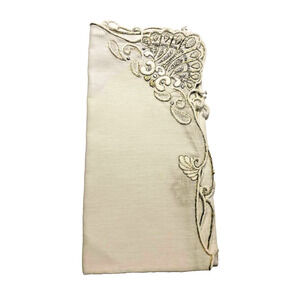KIM SEYBERT BAROQUE NAPKIN HAND STITCHED NEIMAN MARCUS $100 AUTHENTIC
